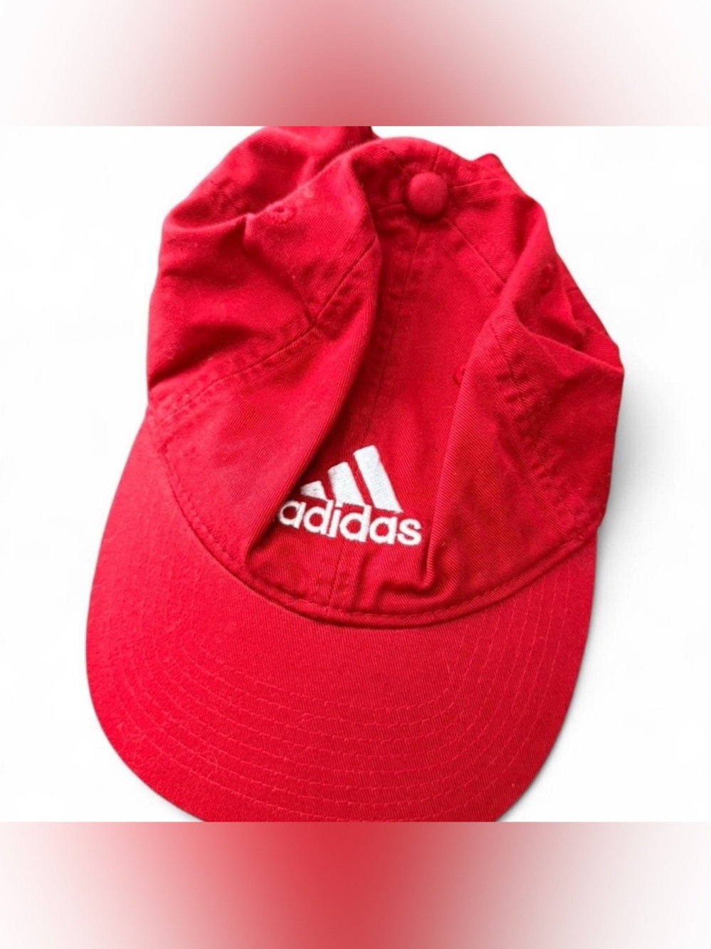❤️‍🔥SOLD❤️‍🔥Adidas Unisex Red Baseball Cap